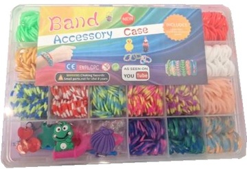 Резинки для изготовления браслетов, набор LOOM BANDS