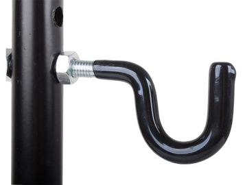 Czarny Metalowy Stojak na Rower Stabilny Wieszak Uchwyt Serwisowy do 30kg