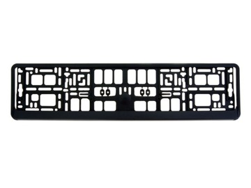 RAMKA SAMOCHODOWA DO TABLICY REJESTRACYJNEJ CZARNA