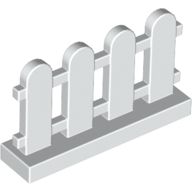 LEGO 33303 Biały płotek 1x4x2 4141607 1szt