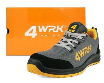 LEKKIE BUTY ROBOCZE półbuty SPORTOWE skóra WELUROWA adidasy OCHRONNE R47