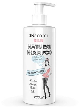 Nacomi Szampon odżywczo-regenerujący z KERATYNĄ i KOLAGENEM 250ml