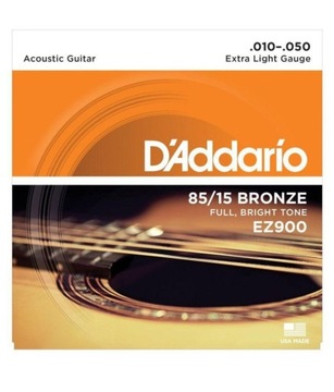 Struny gitarowe D'Addario 85/15 Bronze 10-50 EZ900