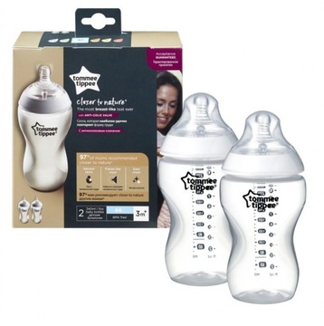 Tommee Tippee Butelka 2x340ml closer to nature 3m