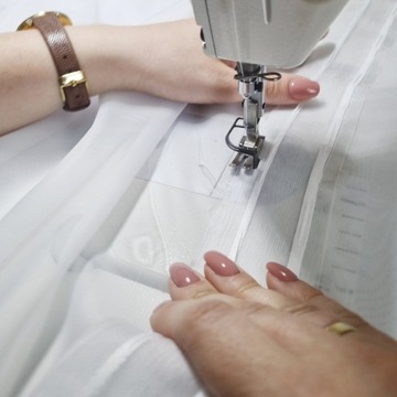 firana do salonu 500 cm szyta NA WYMIAR Premium