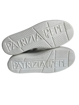 Sneakersy damskie biały,srebrny Patrizia Pepe r.40