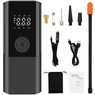 АВТОМОБИЛЬНЫЙ КОМПРЕССОР МОТОЦИКЛ БЕСПРОВОДНОЙ НАСОС ВЕЛОСИПЕД POWERBANK USB