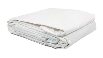 Plandeka trudnopalna DIN4102-B1 6x8m - 140g/m2 SAMOGASNĄCA - CERTYFIKAT.