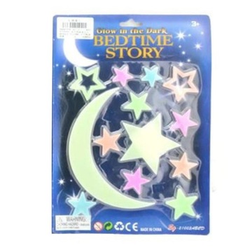 461137 NAKLEJKI KOSMOS GWIAZDKI FLUORESCENCYJNE GAZELO