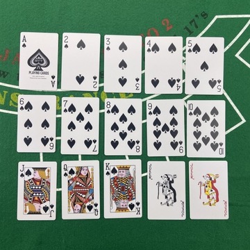 2 комплекта пластиковых игральных карт синего цвета с 2 слотами