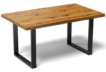 Stół kuchenny do jadalni loft DĄB LANCELOT 100X60