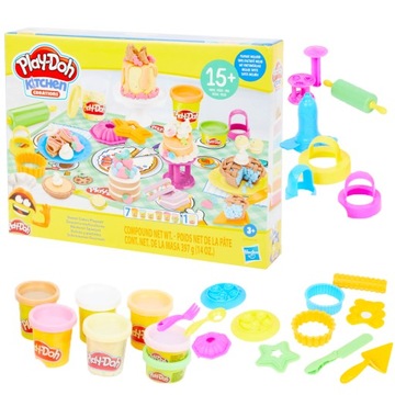 Ciastolina Play-Doh KREATYWNA KUCHNIA SŁODKIE CIASTECZKA 397g