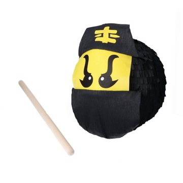 NINJA PINATA Lego Ninjago, черный, 90 см, аксессуары