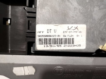 PHEDRA PŘÍSTROJOVÁ DESKA BUDÍKY NAVI Z POLIČKA 503550080223