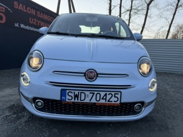Fiat 500 II Hatchback 3d 1.2 69KM 2008 Fiat 500 Panorama Dach . Świat Led. Klimatyzacja, zdjęcie 1
