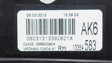 OPEL ADAM SVĚTLO PRAVÁ ZADNÍ 366900804