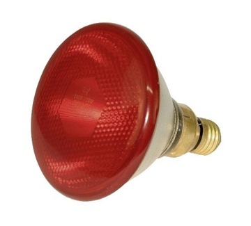 Lampa grzewcza kwoka promiennik 100W czerwona