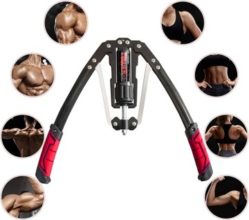 ЭКСПАНДЕР ДЛЯ РУК POWER TWISTER РЕГУЛИРУЕМЫЙ 10-200 КГ ПРОФЕССИОНАЛЬНЫЙ ФИТНЕС