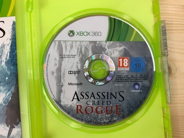 ASSASSIN’S CREED ROGUE płyta bdb+ cib PL XBOX 360