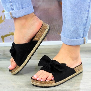 ТАПОЧКИ ИЗ ОДНОЙ ЗАМШИ С ПРОФИЛЬНЫМ ЧАСТЬЕМ, ЧЕРНЫЕ0