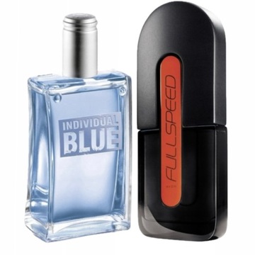 AVON ZESTAW Męskich Zapachów INDIVIDUAL BLUE + FULL SPEED Perfumy dla Niego