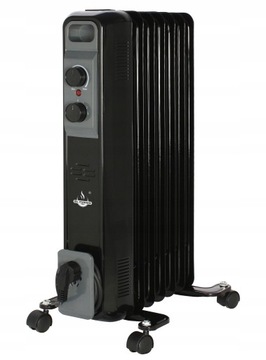 GRZEJNIK ELEKTRYCZNY OLEJOWY ELFUEGO 1500W 7 ŻEBER