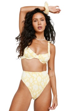 Nasty Gal żółta góra od bikini 38