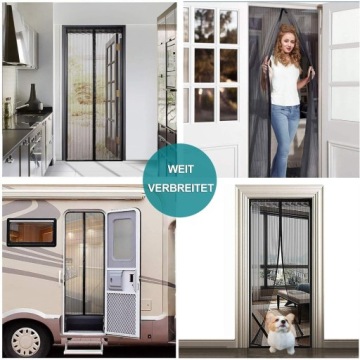 Сетка москитная дверная 100х230см черная TIMIZI