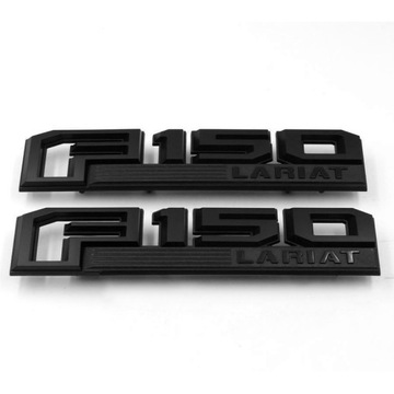 2 szt. F150 LARIAT Emblemat znaczek Naklejki na karoserię do Ford 27*5.3cm