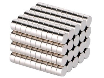 MAGNES NEODYMOWY SILNY WALCOWY 4X2 100 SZTUK