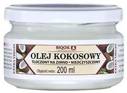 OLEJ KOKOSOWY Extra Virgin ZIMNOTŁOCZONY 200 ML