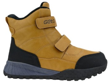 BUTY ZIMOWE CHŁOPIĘCE OCIEPLANE ŚNIEGOWCE RZEPY 36