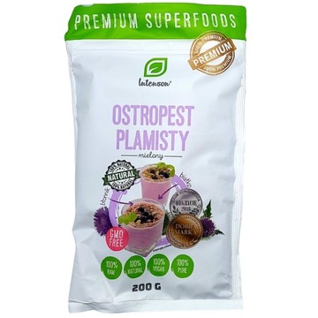 Ostropest plamisty mielony Intenson 200 g Detox wątroby sylimaryna