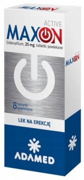 Maxon Active 25 mg syldenafil potencja 8 tabletek