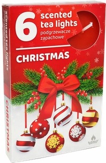 Zapachowe Tea Light ŚWIĄTECZNY- CHRISTMAS 6 szt.
