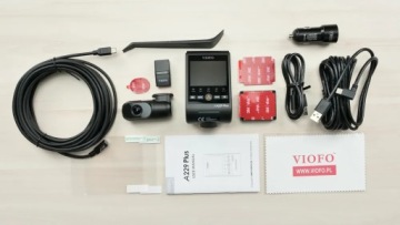 VIOFO A229 PLUS 2-КАНАЛЬНАЯ HDR WIFI АВТОМОБИЛЬНАЯ КАМЕРА SONY STARVIS 2 Power Set