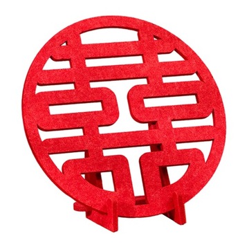 Свадебные украшения Си с китайскими иероглифами, декор гостиной в стиле А