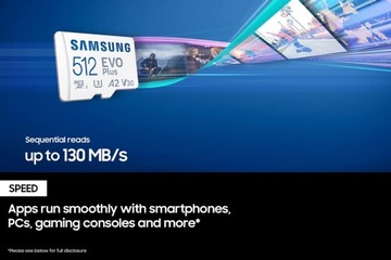 Карта памяти SAMSUNG Evo Plus microSDXC 64 ГБ