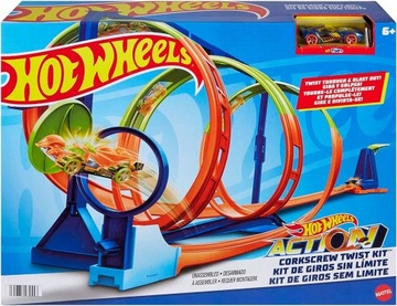 Hot Wheels Zestaw potrójna pętla + 1 autko HMX41