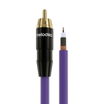 КАБЕЛЬ ДЛЯ САБВУФЕРА MELODIKA MDSW60 PURPLE RAIN RCA - RCA CINCH OFC 6м