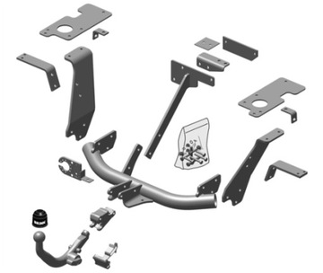 BRINK ODEPÍNACÍ NA KLÍČEK ZAŘÍZENÍ(HÁK) DAIHATSU TERIOS 2II OD2006+WIAZKA +7PIN/13P