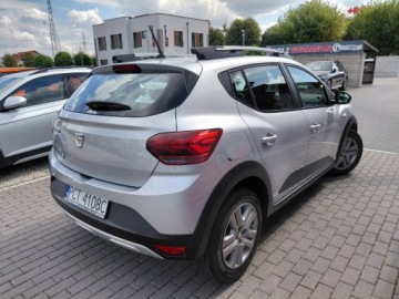 Dacia Sandero III Hatchback 5d 1.0 TCe 90KM 2021 Dacia Sandero Stepway Klimatronik Kamera LED Komputer Tempomat Benzyna 91KM, zdjęcie 6