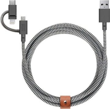Kabel USB - USB typ C / microUSB / Lightning Native Union 2 m