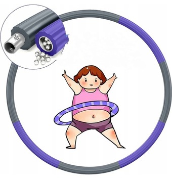 Tvvaafog hula hop odchudzające piankowe 85cm