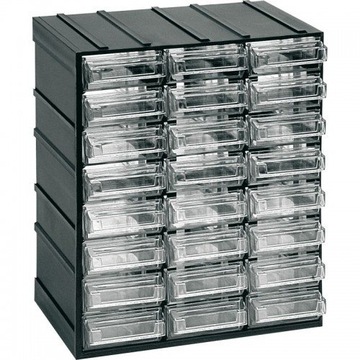 Organizer modułowy 24 szufladki 192 x 148 x 230mm