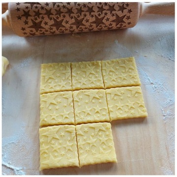 РОЖДЕСТВЕНСКИЙ РУЛЕТ ДЛЯ ПЕЧЕНЬЯ С ГРАВИРОВКОЙ НА ВАШ ВЫБОР ПЛЮС БЕСПЛАТНО