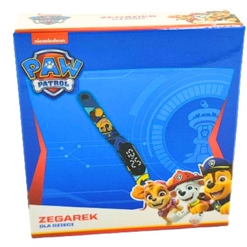 Psi Patrol Zegarek dla dzieci Opaska Chase niebieski