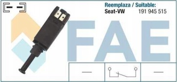 WŁĄCZNIK ŚWIATEŁ STOP VW GOLF III/IV,PASSAT 96-