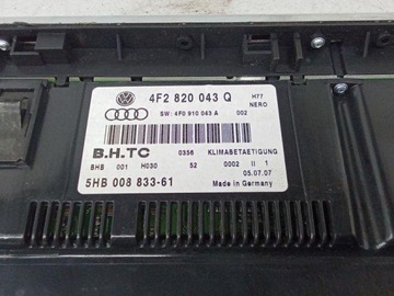 4F0910043A JINÉ MODUL 3.0 TDI QUATRO 150 2007 AUDI A6 ALLROAD (4GH 4GJ)