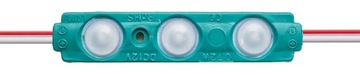Moduł 3 led smd 2835 0,72W zielony IP67 Warszawa